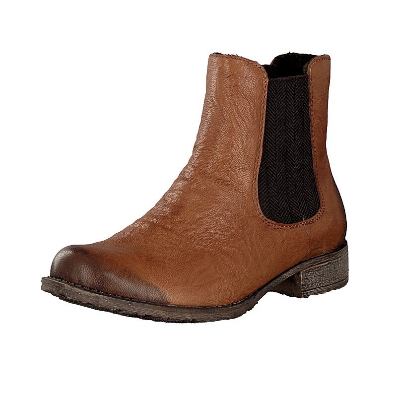 Botas Chelsea Rieker 70873-22 Para Mulher - Marrom